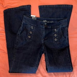 NWT NY& Co Soho High Waist Flare Jeans Size 8